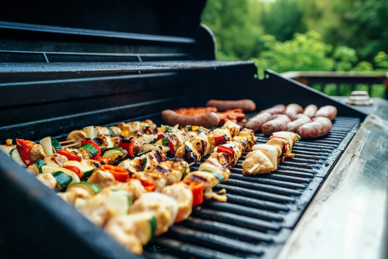 gegrillte Speisen