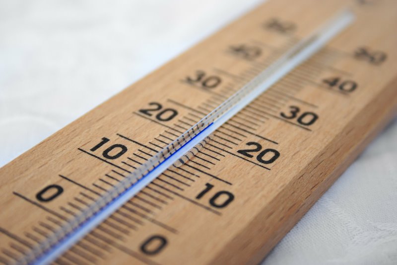 Temperatur Thermometer aus Holz