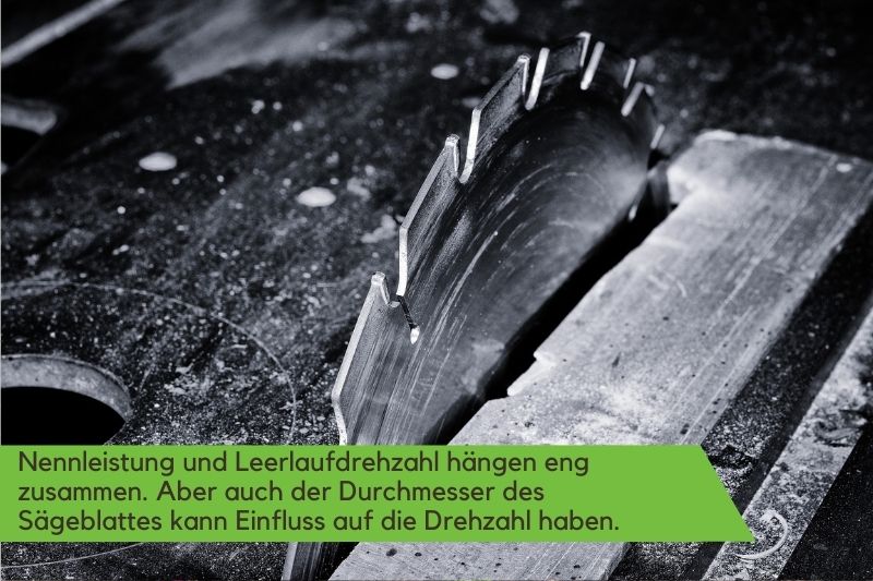Sägeblatt in Nahaufnahme
