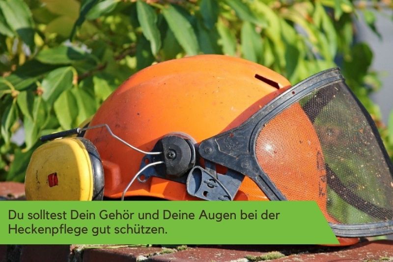 Akku-Heckenschere Schutz