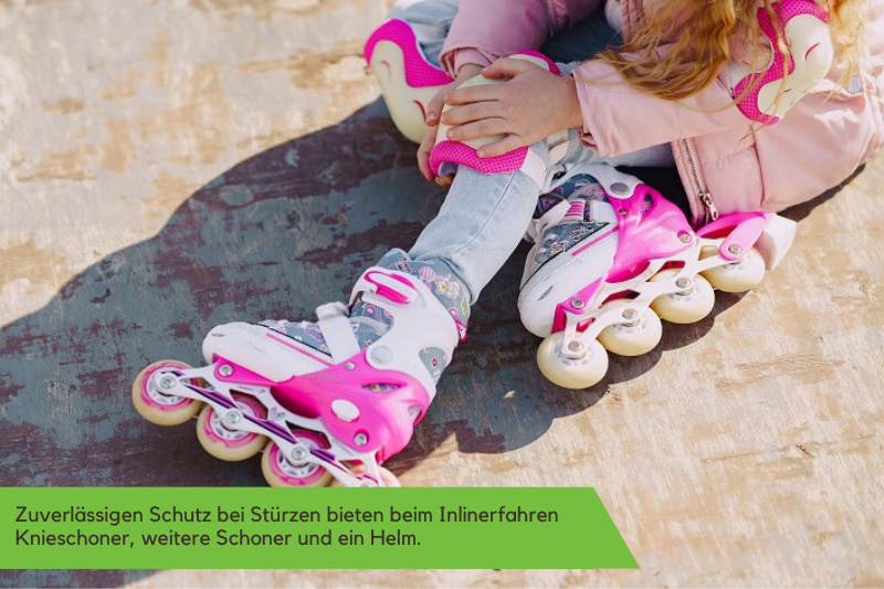 Knieschoner gibt es auch für Kinder