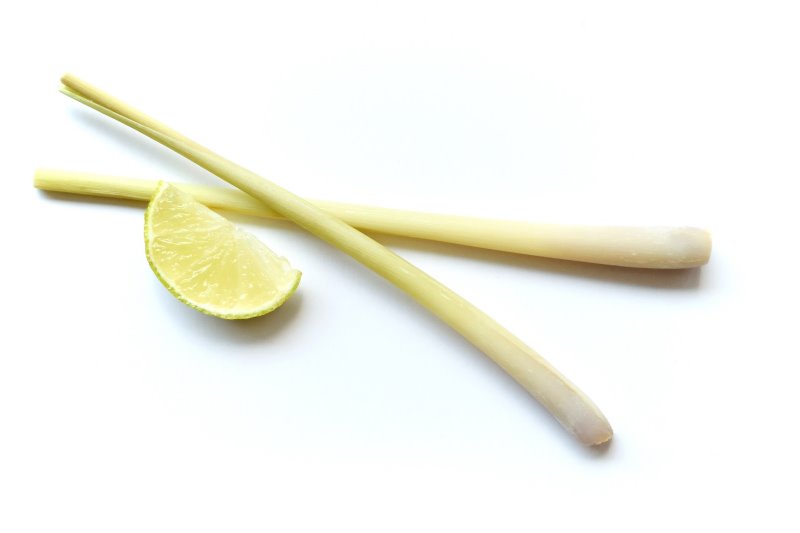 Zitronengras mit Zitrone